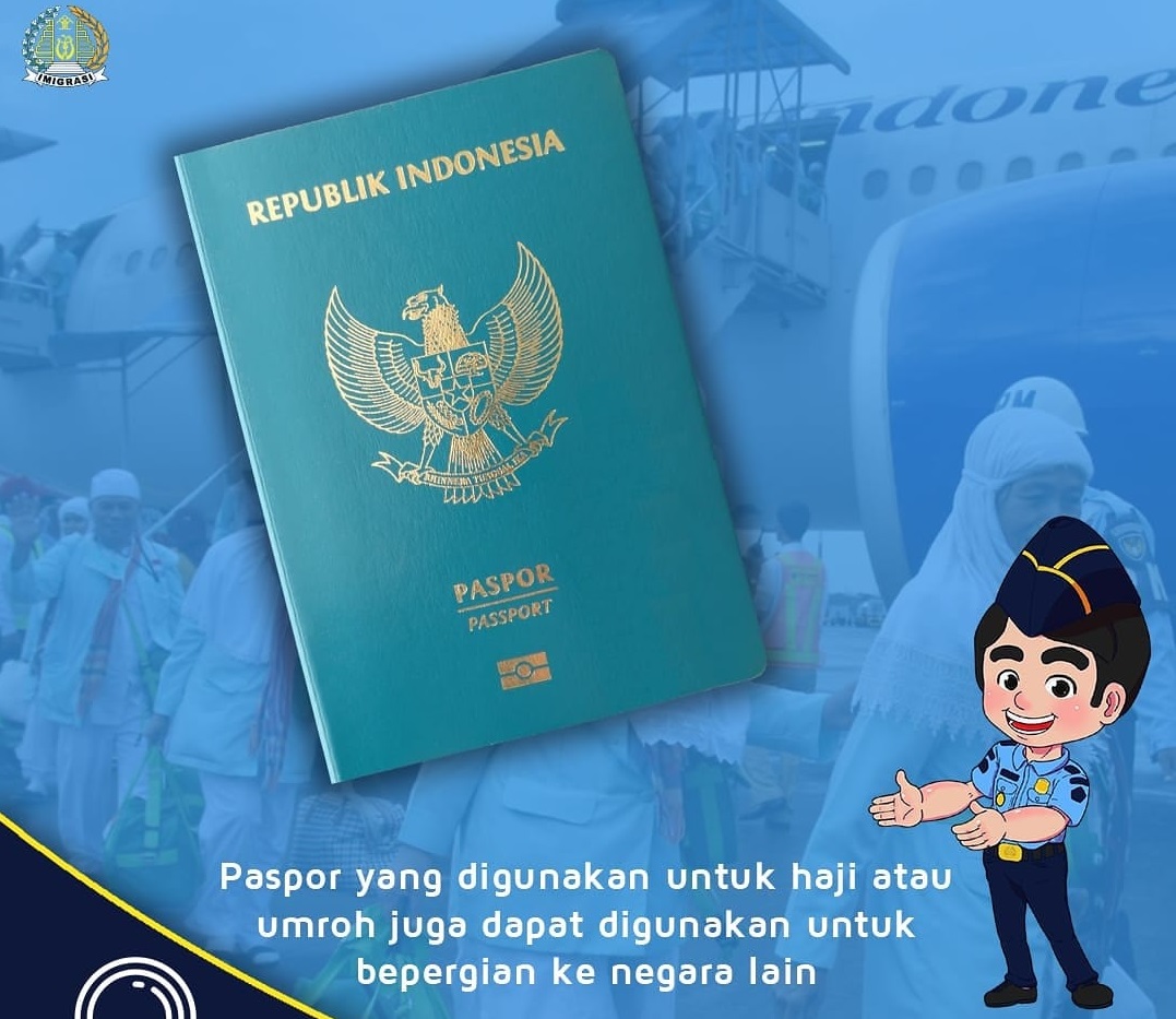 apakah paspor biasa bisa dipakai untuk pergi haji/umroh